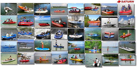 Video and pictures galleries of Saturn Inflatable boats, inflatable kayaks, inflatable raft, inflatable rafts, blow up boats, dinghies, dinghy, dingy, kaboats, inflatable sup paddle boards.