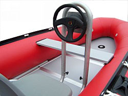 central console for inflatable boat dinghy tender