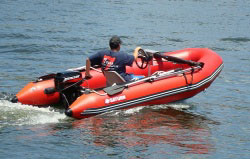 central console for inflatable boat dinghy tender