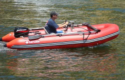 central console for inflatable boat dinghy tender