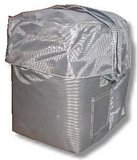 Carry bag with compartments for electric pump, hose and valve adaptors.