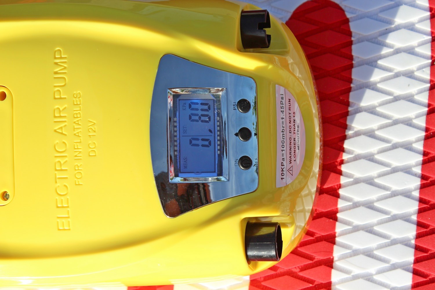 High Pressure 10psi Electric Pump for Inflatable Boats, Rafts & Kayaks