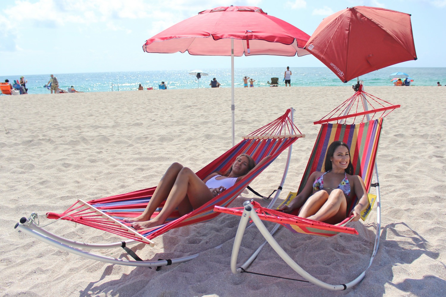 Portable, Travel, Folding Beach Hammock with Aluminum Stand eBay