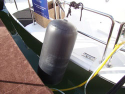 Inflatable Fenders for boats, yachts and sailboats.