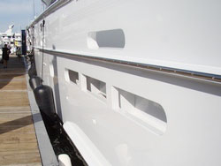 Inflatable Fenders for boats, yachts and sailboats.