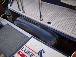 Inflatable Fenders for boats, yachts and sailboats.