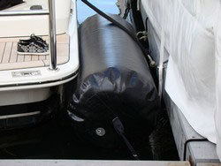 Inflatable Fenders for boats, yachts and sailboats.