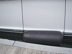 Inflatable Fenders for boats, yachts and sailboats.
