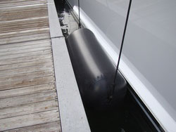 Inflatable Fenders for boats, yachts and sailboats.