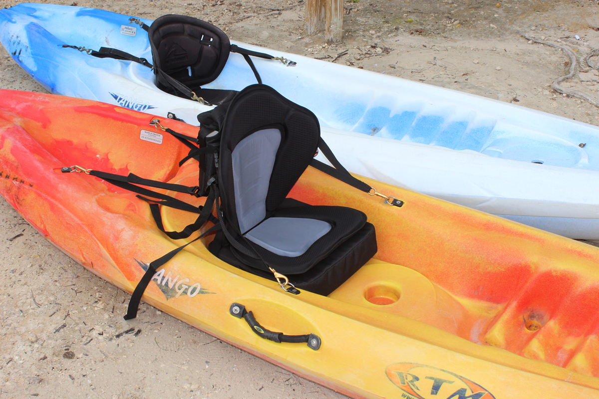 Deluxe Kayak Fishing Seats. Only 49! Detachable Fishing Pack.