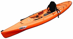 High Back kayak seat installed on Hobie kayak