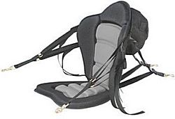 The ergonomically sculpted 18'' tall back portion of the fishing seat offers maximum high back support encouraging a long day of fishing without having to worry about ample back support.