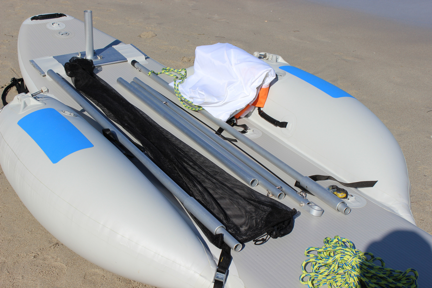 Portable Foldable Travel Sail Kit for DIY Sailing Project.