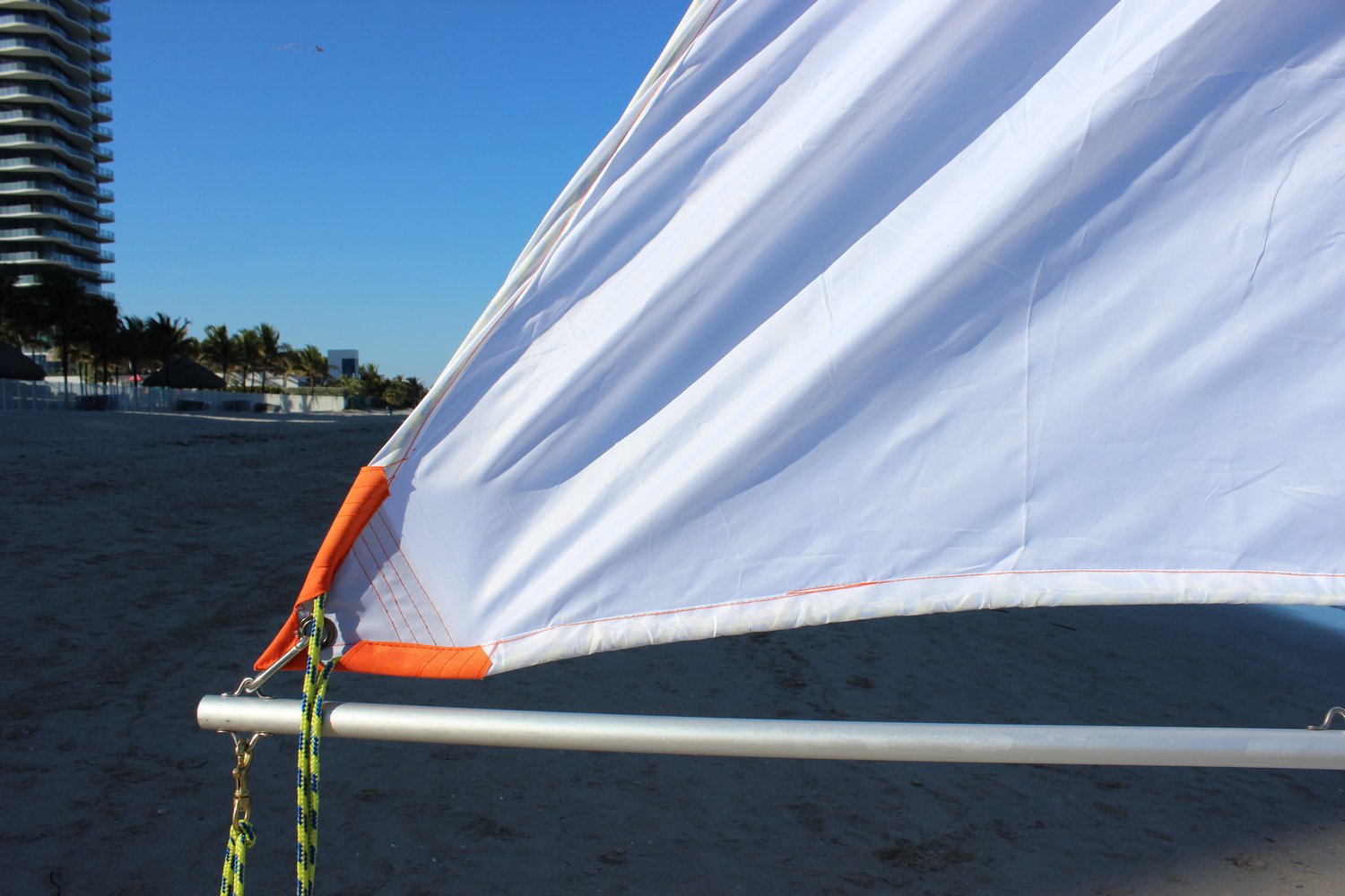 Portable Foldable Travel Sail Kit for DIY Sailing Project.