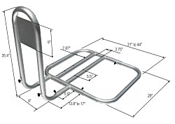 central console for inflatable boat