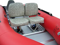 adjustable doulbe seating platform for inflatable boats dinghy raft
