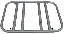 Doulbe adjustable aluminum seating platform for inflatable boats