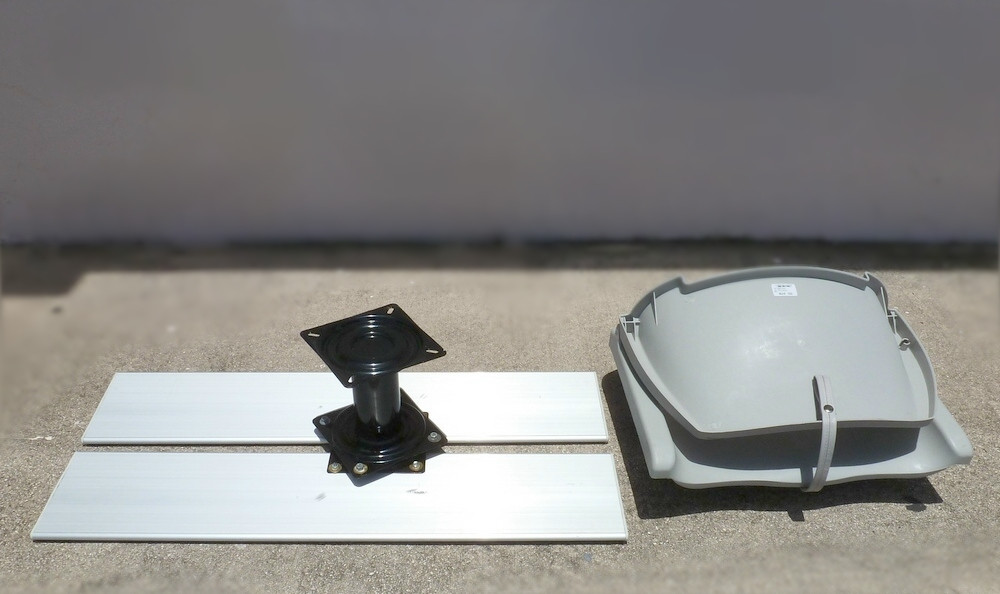 Do-It-Yourself Swivel Fishing Seat Platform for KaBoats and Inflatable 