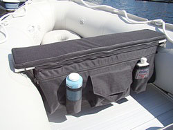 Over the seat removable cushion with detachable storage bag. Click on image to Zoom In.