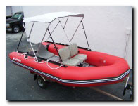 sun shade canopy bimini top for inflatable boats dinghy rafts