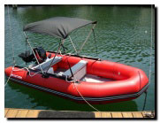 inflatable boat raft bimini top sun canopy