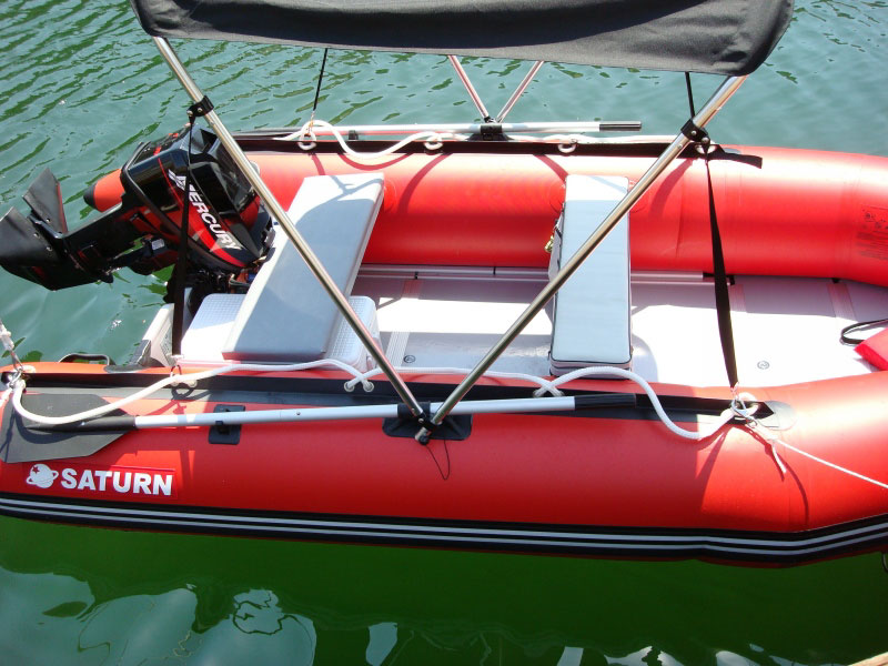 2 Bow Sun Shade Bimini Tops For Inflatable Boats