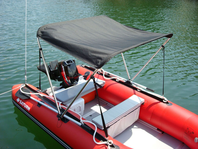 2Bow Sun Shade Bimini Tops for Inflatable Boats.