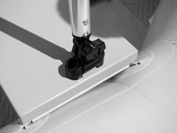 Small 2 bow canopy for inflatable boats. Click to zoom in.