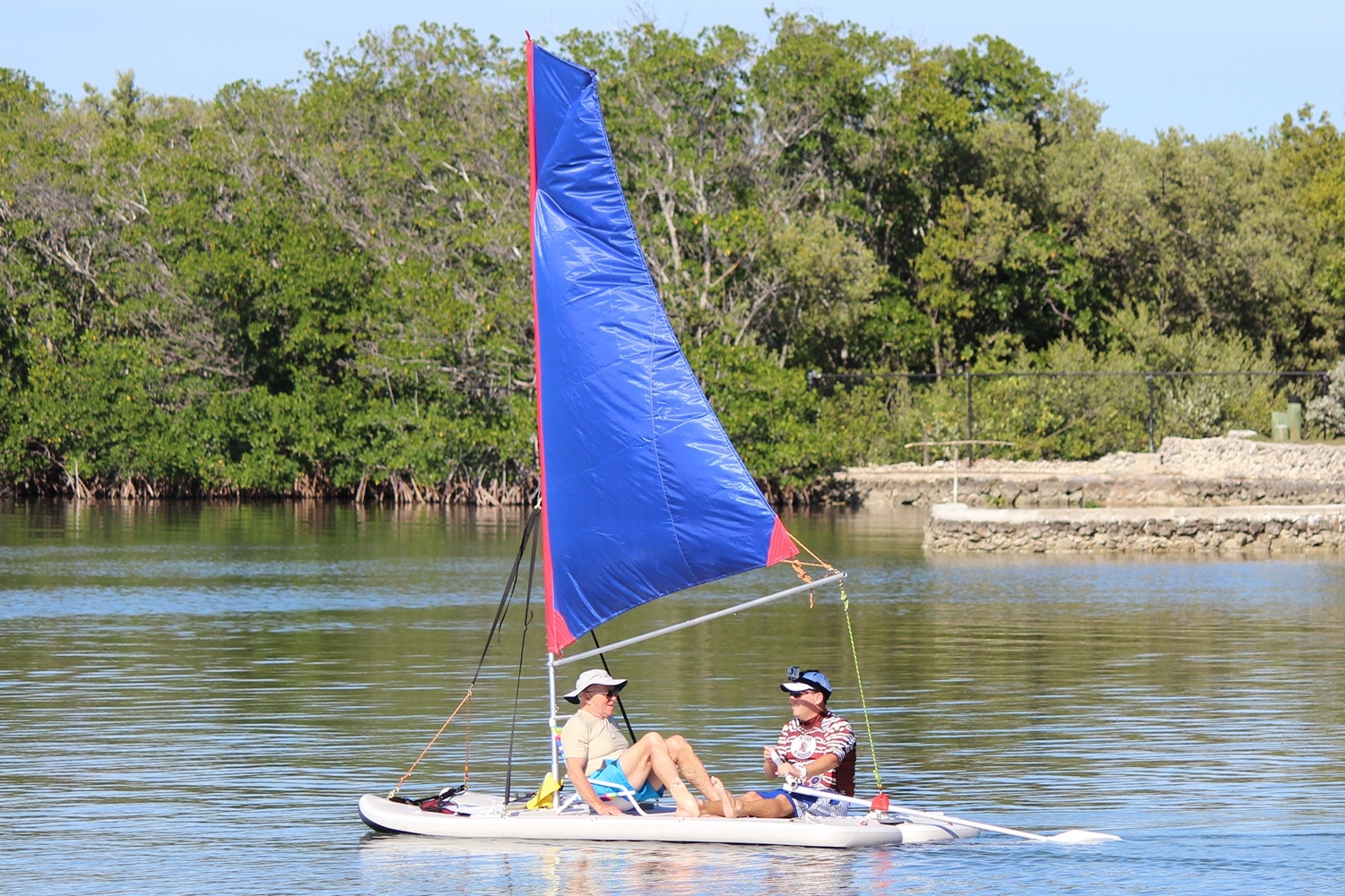 Portable Foldable Travel Sail Kit for DIY Sailing Project.