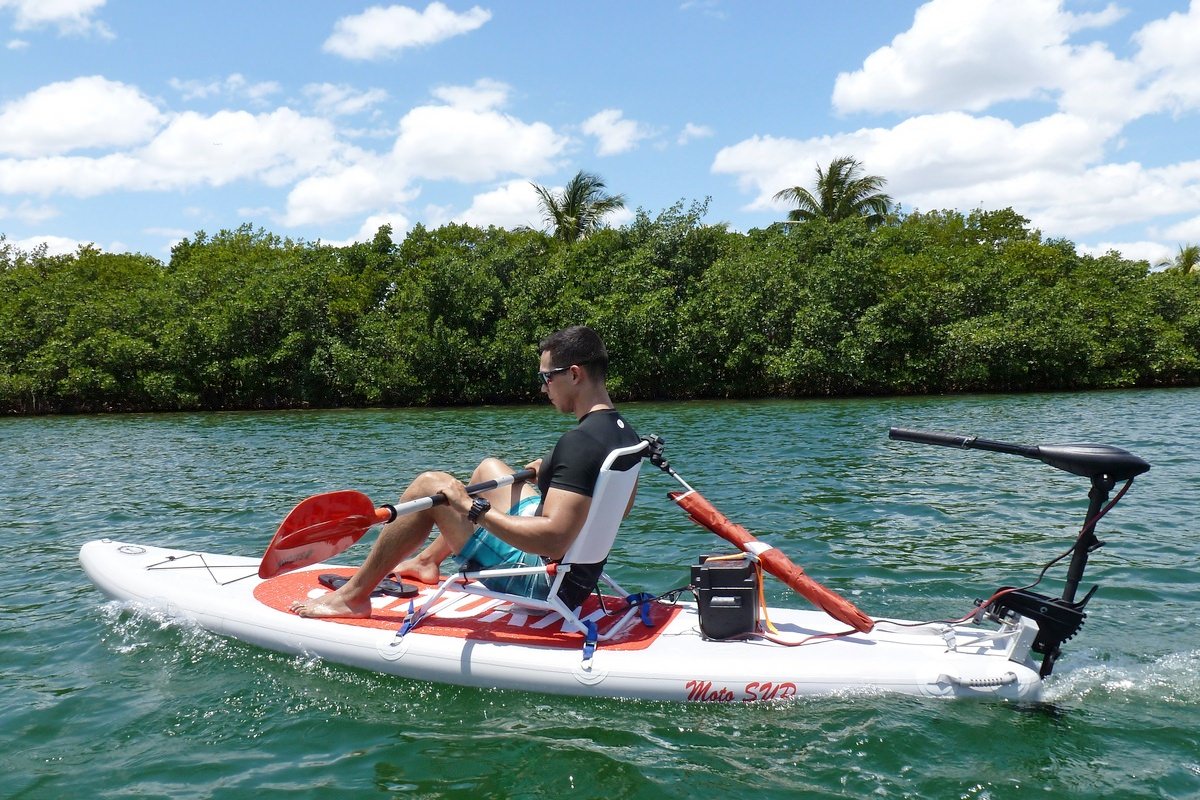 MotoSUP Motorized Inflatable Paddle Board SUP.