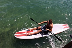 Saturn 11' Inflatable Paddle Board SUP can be used a sit on top kayak