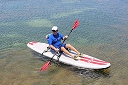 Kayaking Saturn SOT330 inflatable SUP