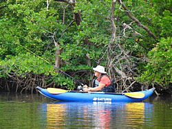 Saturn Inflatable Kayak BK274. Lightweigh and Portable. Click on image to enlarge.