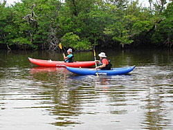 Saturn Inflatable Kayaks BK274 and BK365. Lightweigh and Portable. Click on image to enlarge.