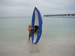Saturn Inflatable Kayak BK274. Lightweigh and Portable. Click on image to enlarge.