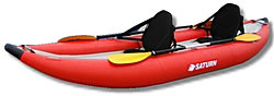 Saturn Recreational Inflatable Kayak BK365. Click to Zoom In.