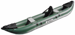 Saturn Inflatable Fishing Kayak FK396. Inflatable Kayaks for Fishing and Recreation. Click on image to zoom in.