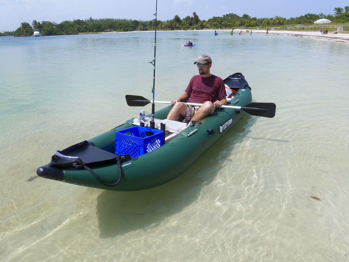 Saturn 13' FK396 PRO-Angler Series Inflatable Fishing Kayaks.