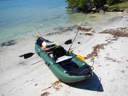 Saturn Inflatable Fishing Kayak FK396. Inflatable Kayaks for Fishing and Recreation. Click on image to zoom in.
