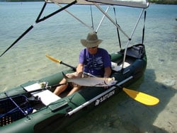 Saturn Fishing Kayak. Click to zoom in.