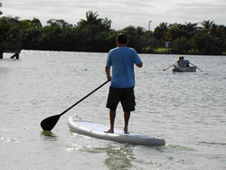 Saturn SOT330 Inflatable Paddle Board Sit-On-Top Kayak. Click on image to zoom in.
