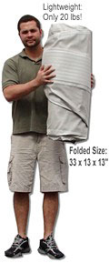Saturn Inflatable Paddle Board is portable and lightweight. Click on image to zoom in.