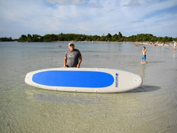 Saturn SOT365 Inflatable Paddle Board Sit-On-Top Kayak. Click on image to zoom in.