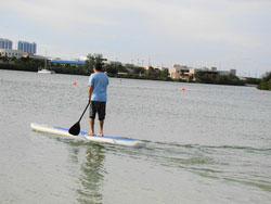 Saturn SOT365 Inflatable Paddle Board Sit-On-Top Kayak. Click on image to zoom in.