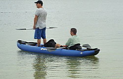 RK375 Saturn kayak is very stable.