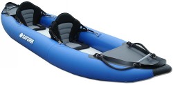 Saturn Inflatable Expedition series kayaks can accomodate 2 paddlers.