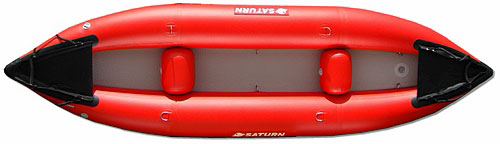 Saturn Inflatable Kayak. Top View. Click to zoom in.