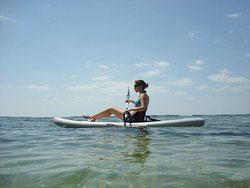 Saturn Inflatable Sit-On-Top Surf Kayak SOT290. Click on image to zoom in.
