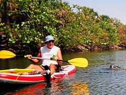 Saturn Inflatable Sit-On-Top Surf Kayak SOT290. Click on image to zoom in.