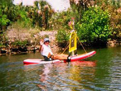 Saturn Inflatable Sit-On-Top Surf Kayak SOT290. Click on image to zoom in.